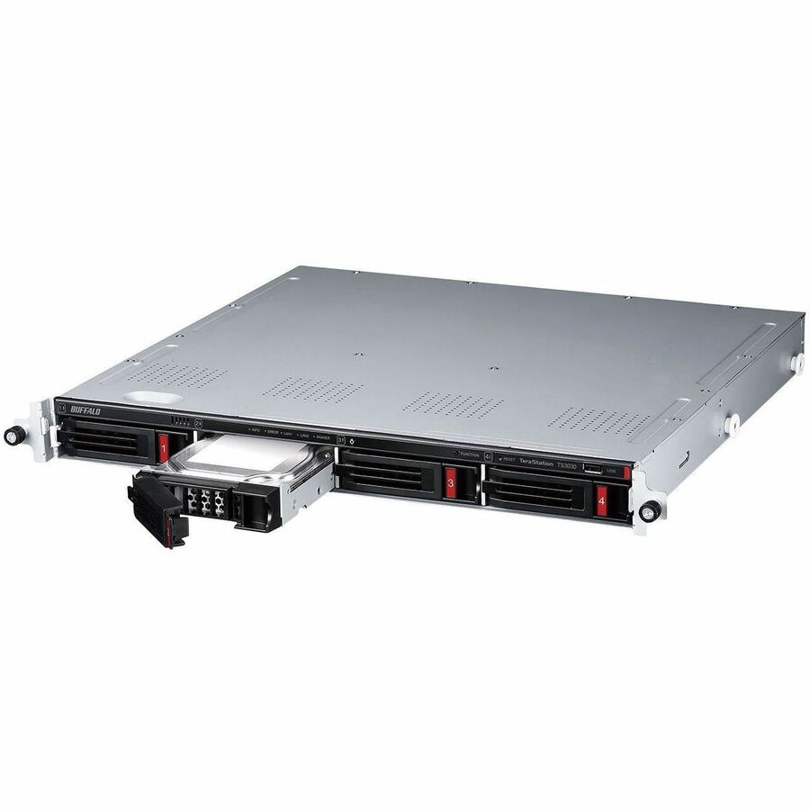 BUFFALO TeraStation 3430RN 4-Bay Secure SMB Rackmount NAS 16TB (4x4TB) with Hard Drives Included BUFFALO TeraStation 3430RN 4-Bay Secure SMB Rackmount NAS 16TB (4x4TB) with Hard Drives Included